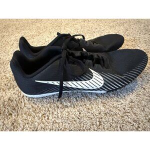 Nike Zoom Rival M Mens Shoes Size 10 AH1020-002 Black White Racing Track EUC